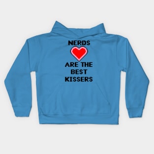 Nerds Are the Best Kissers Kids Hoodie